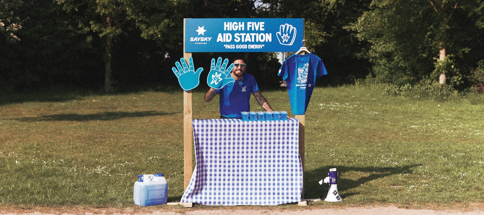 SAYSKY HIGH FIVE AID STATION