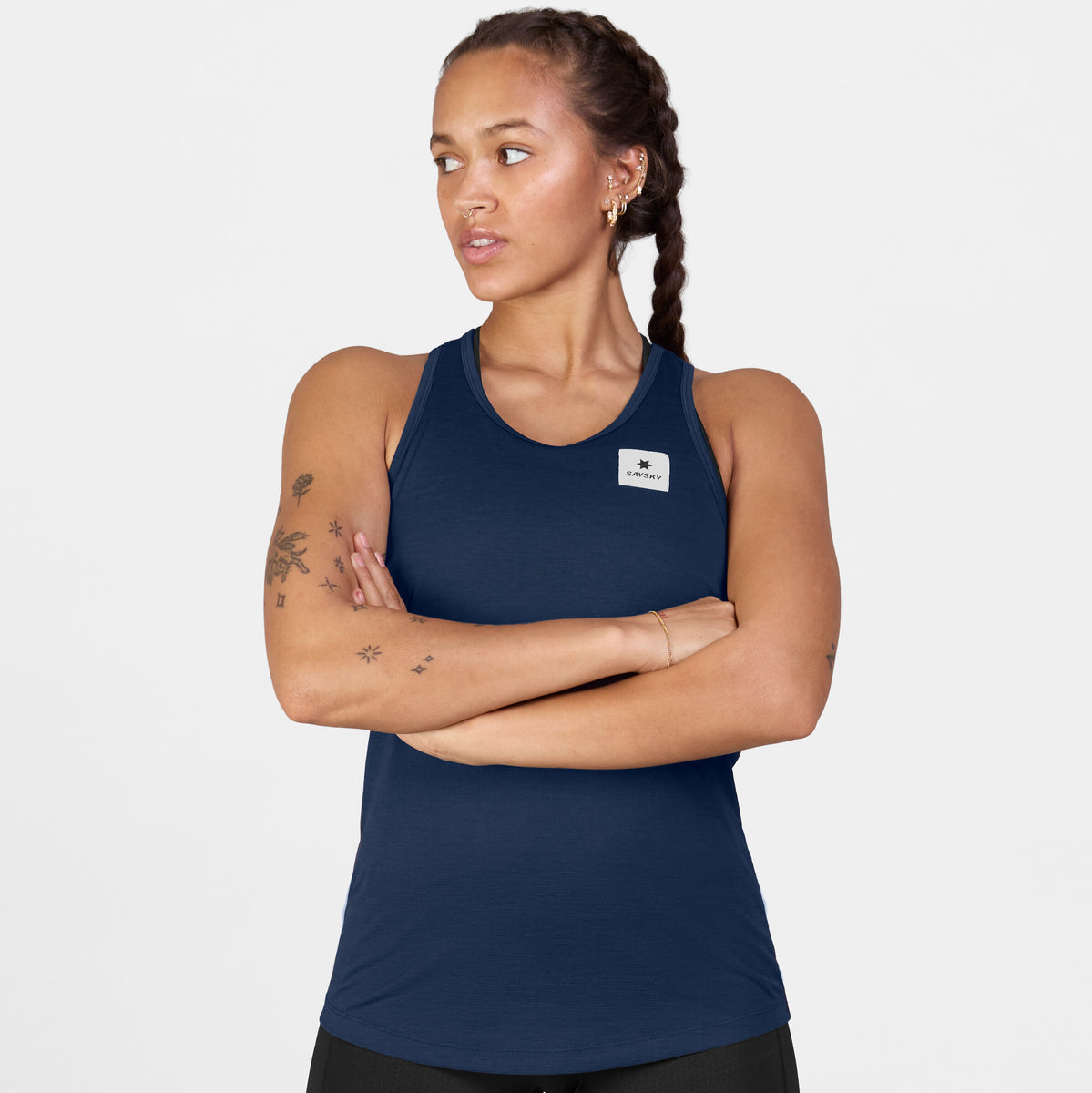 Saysky Clean Combat Pro Singlet Blue 201 SW30003
