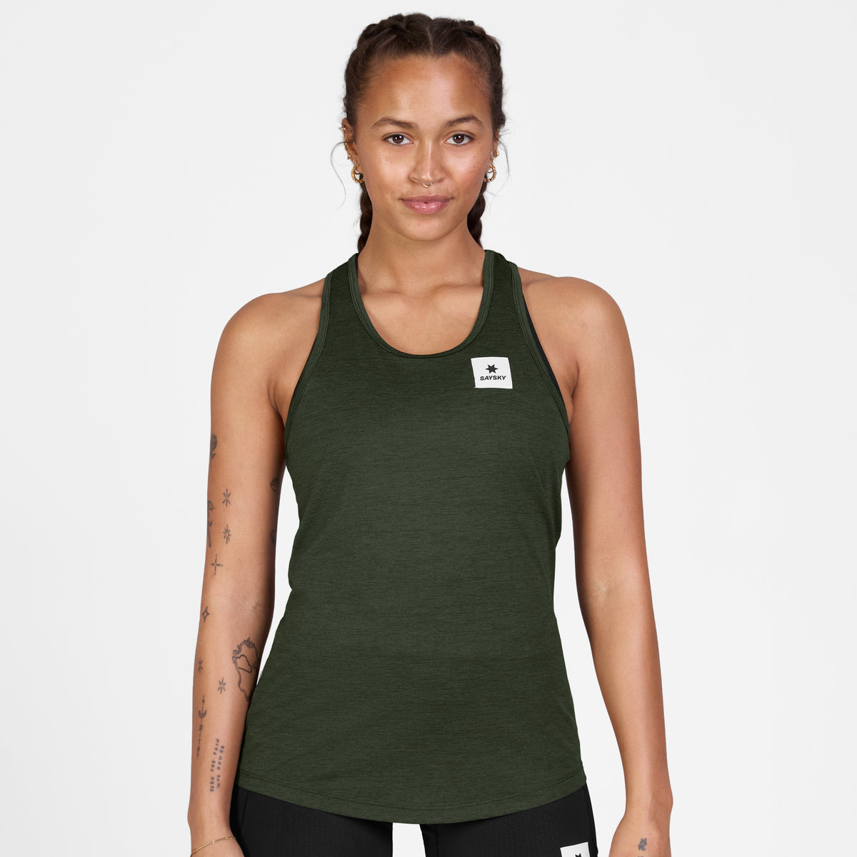 Saysky Clean Combat Pro Singlet Green 301 SW30003