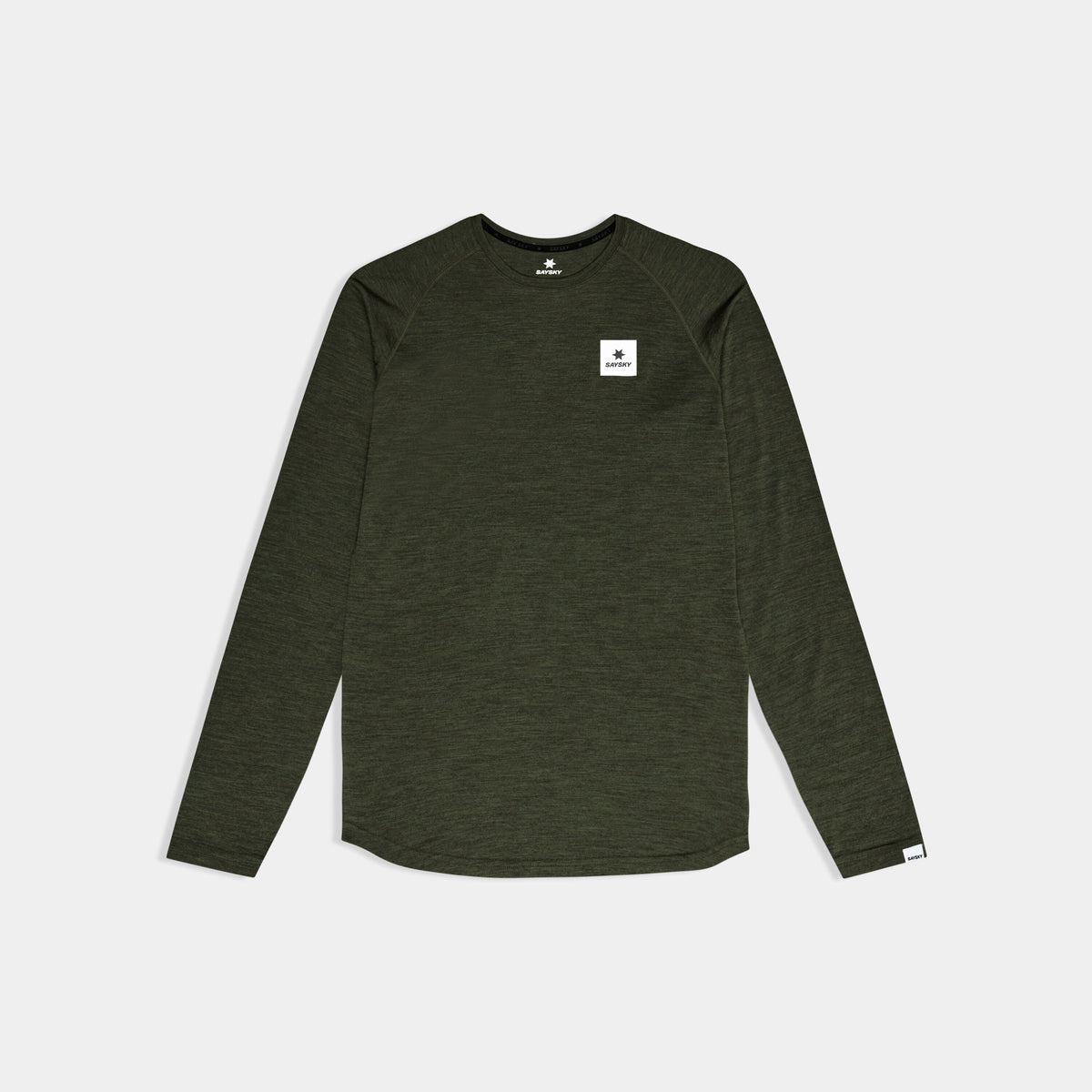 Saysky Merino 165 Base Layer Long Sleeve Green 3001 SM20008