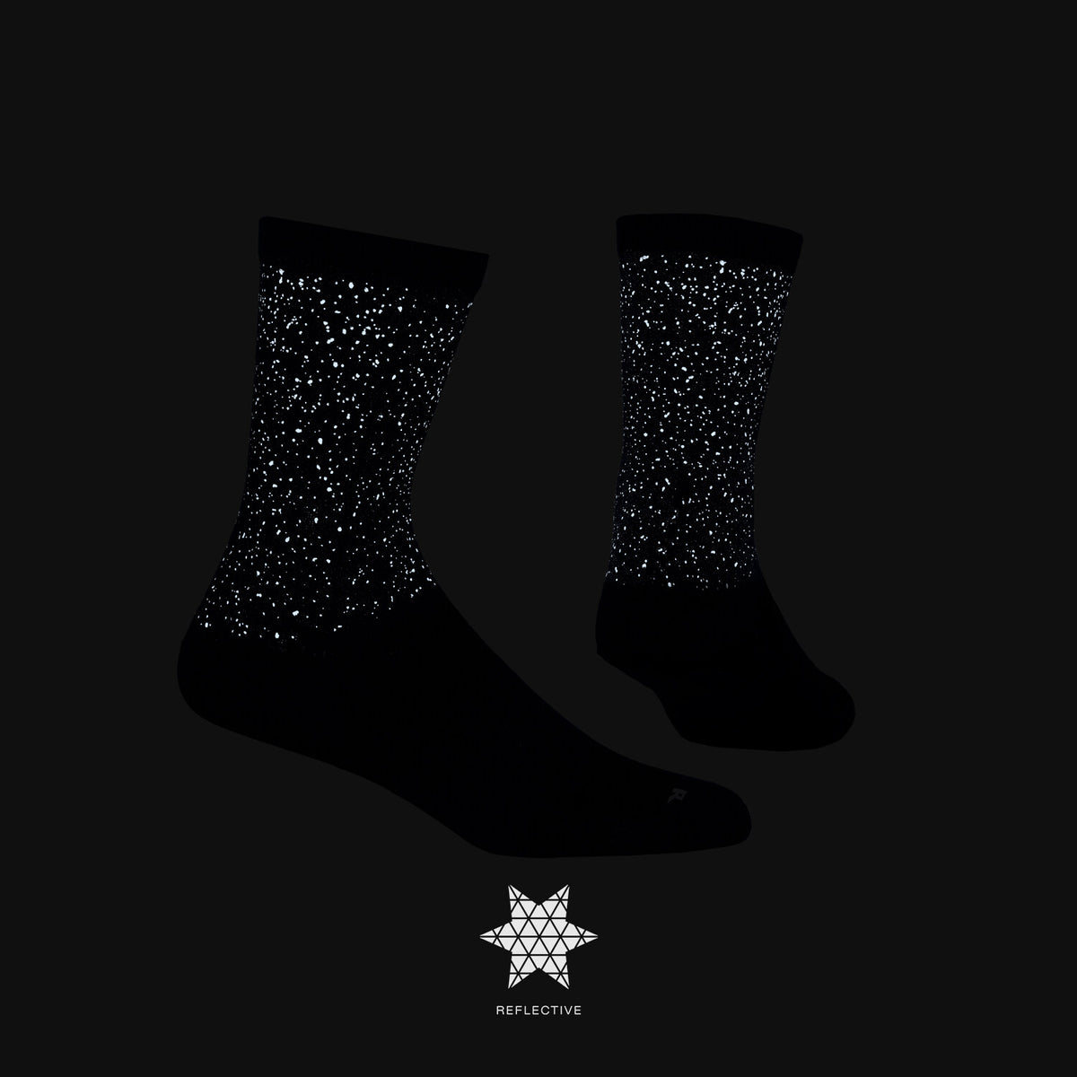 Saysky Combat Reflective High Socks Black 901 SA80006