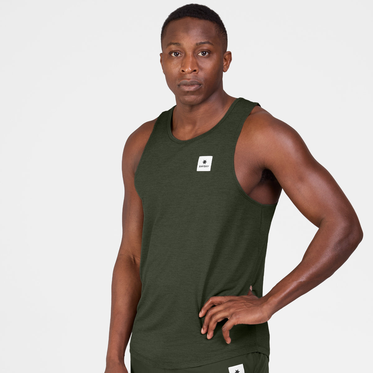 Saysky Combat Pro Singlet Green 301 SM30002