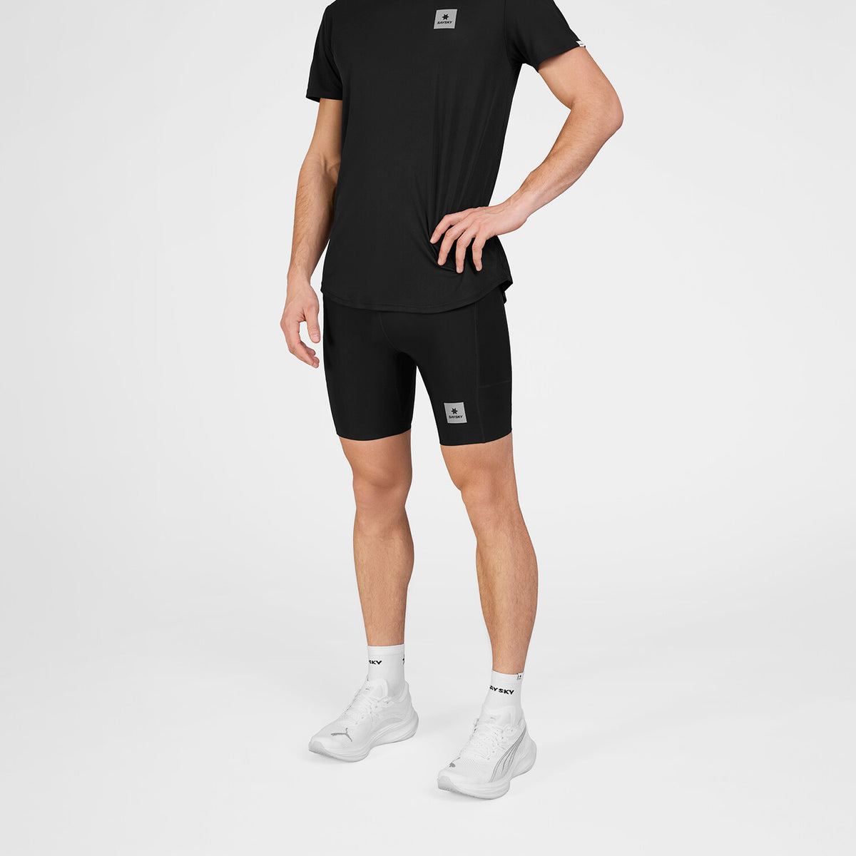 Saysky Flow+ Race Short Tights 7'' Black 901 SM55004
