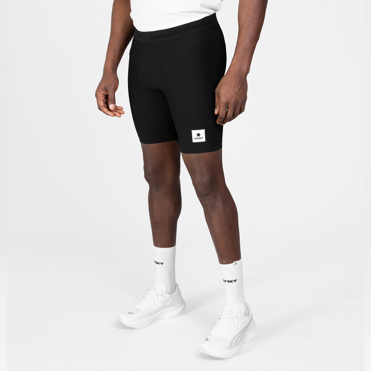 Saysky Combat+ Rib Short Tights 8'' Black 901 SM55002
