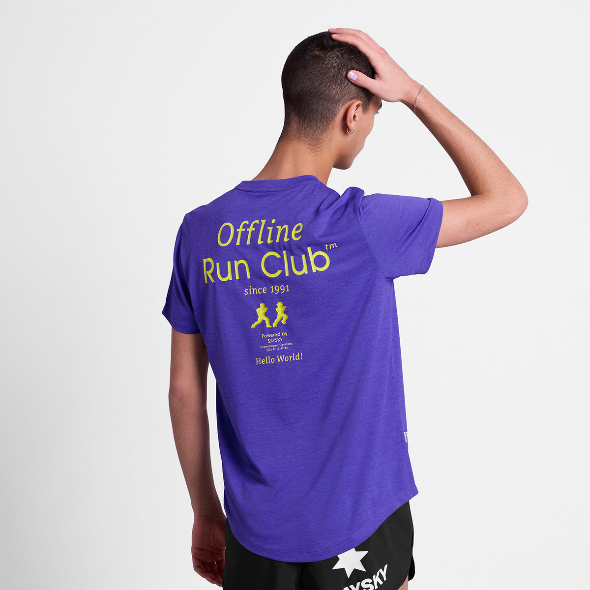 Saysky Statement Combat Pro T-Shirt Purple 7012 SM25022